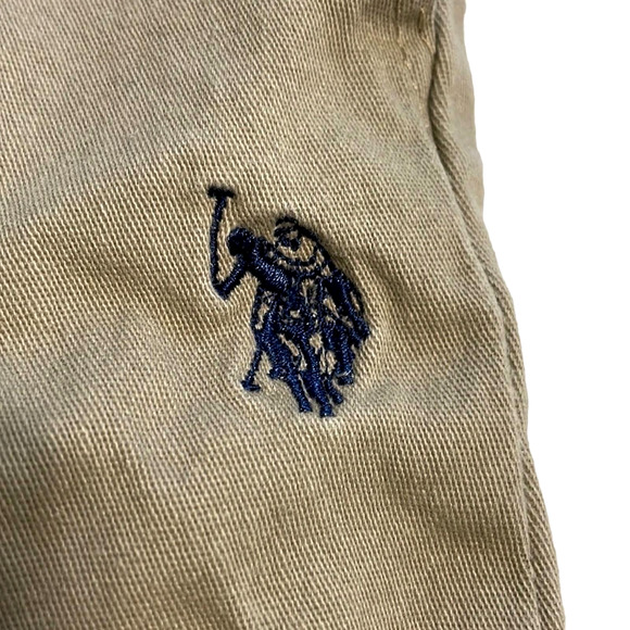 EUC US Polo Assn. Khaki Tan 2T Toddler Pants With Back Pockets - Picture 3 of 5